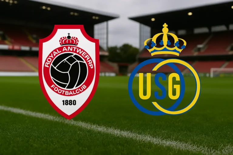 Royal Antwerp FC et de l’Union Saint-Gilloise sur pelouse, match Jupiler Pro League 2025