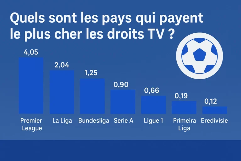 Classement droits TV foot pays dans le monde