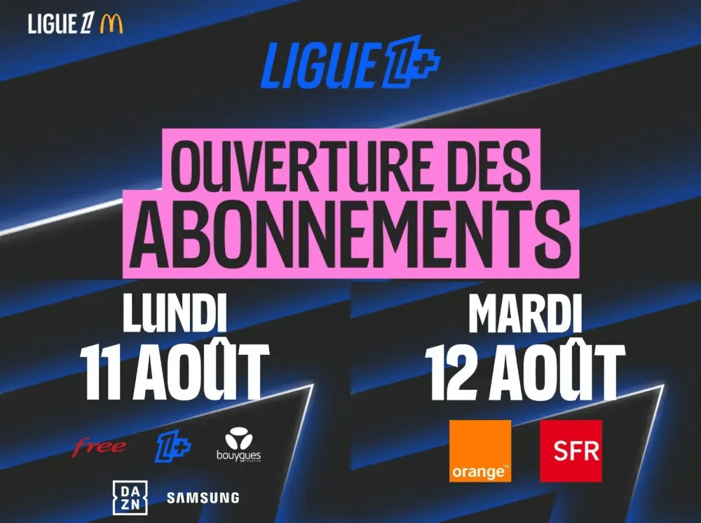 ligue 1+ ouverture des abonnements