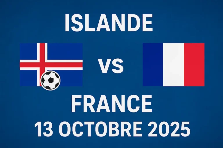 Islande France chaîne TV qualification coupe du monde